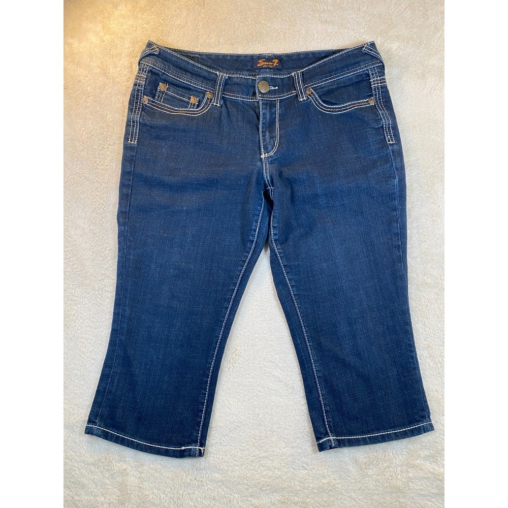 Seven7 Women's Denim Capri Pants Size 14